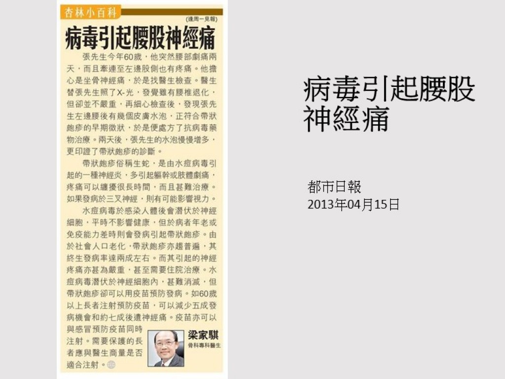 130415_病毒引起腰股神經痛_都市日報